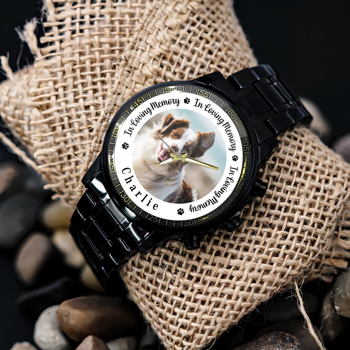 Custom Pet Memorial Photo - Personalized Men's Watch Gift For Dog Cat Lovers TH10 894261