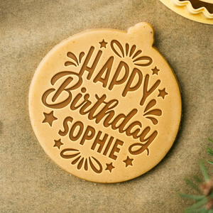 Personalized Name Birthday Cookie Stamp Gift For Family, Friends HO82 900592