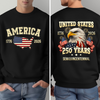 USA 250 Years Semiquincentenial Back & Front Shirt Pround of American Shirt CH07 910952