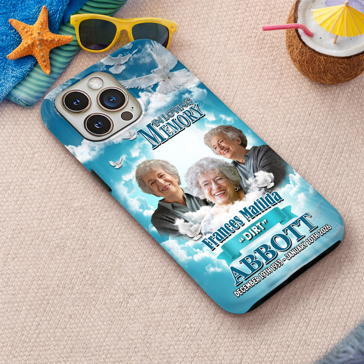 Custom Photo Forever Remembered Forever Missed In Heaven Memorial Phone Case HA75 920984