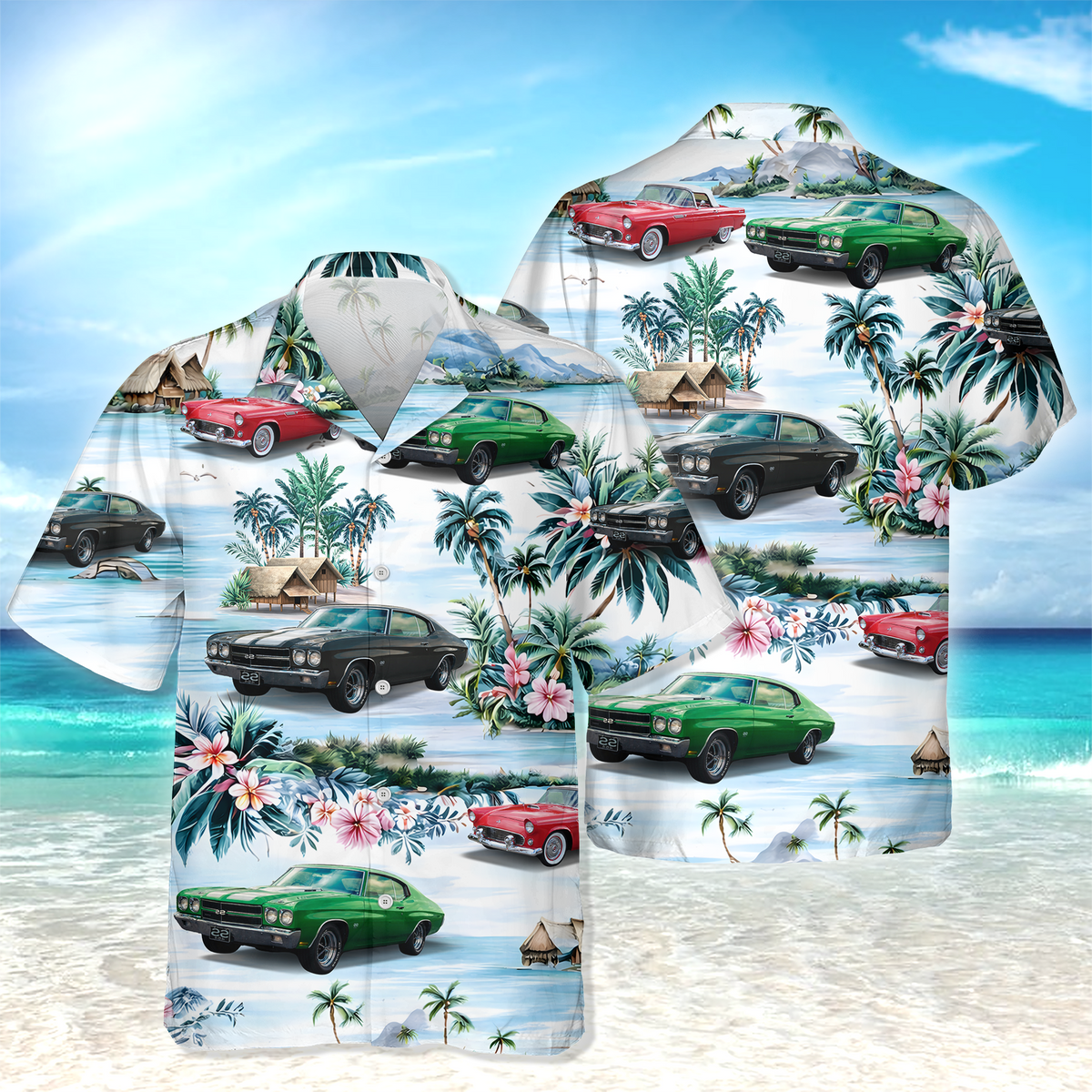 Custom Car Photo Aloha Hawaiian Shirt - Gift for Car Enthusiasts TH10 169463