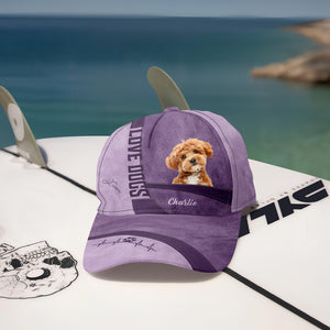 Custom Photo Love Dog Classic Cap TA29 889965