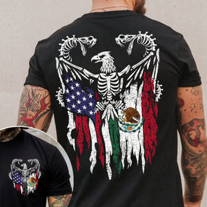 Mexico America Flag Back & Front Shirt HO82 N369 894968