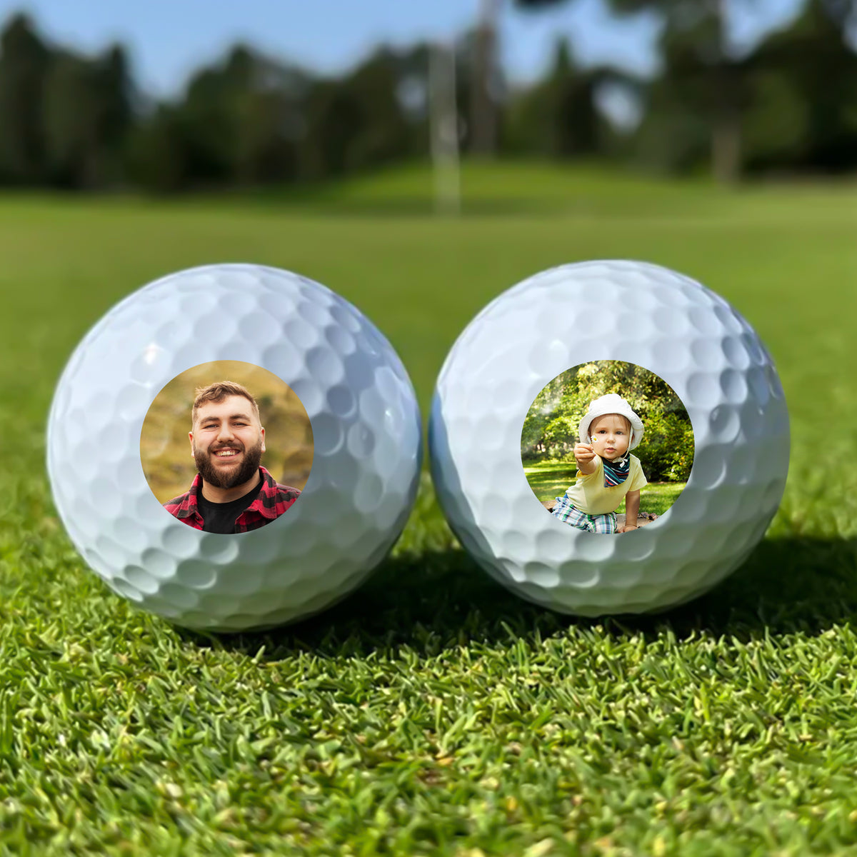 Custom Photo Human/Dog/Cat - Personalized Golf Ball Gift For Golfer, Golf Lovers HA75 898558