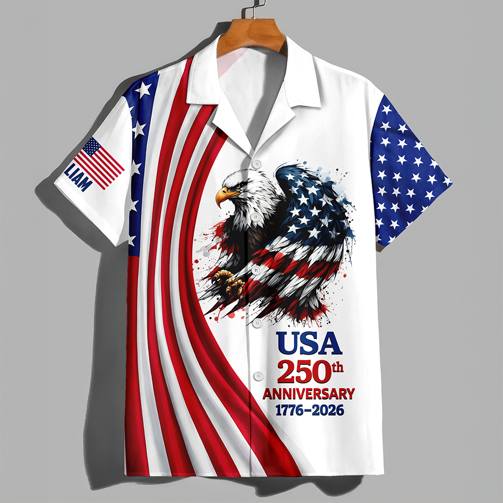 Personalized USA 250th Anniversary 1776-2026 Hawaii Shirt HA75 920998