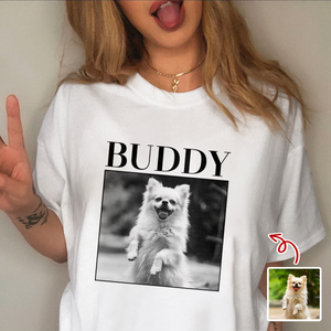 Custom Dog Photo Vintage Comfort Shirt For Dog Lovers LM32 895511