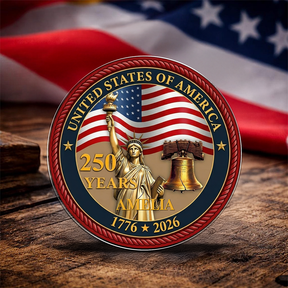 Custom Name United State Of America 250 Years Acrylic Pin TH10 169351