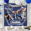 Personalized Congratulations Graduation Backdrop with Photo Class of 2026 Party Decor CH07 910192