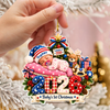 Personalized Baby's First Christmas Acrylic Ornament, Special Keepsake for New Parents HA75 919362