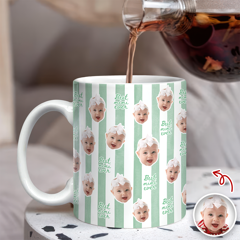 Custom Photo Best Mom Ever Mug Gifts For Mom, Grandma TH10 169547