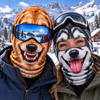 Funny Dog Face Ski Mask, 3D Novelty Animal Mask for Skiing & Snowboarding CH07 180836