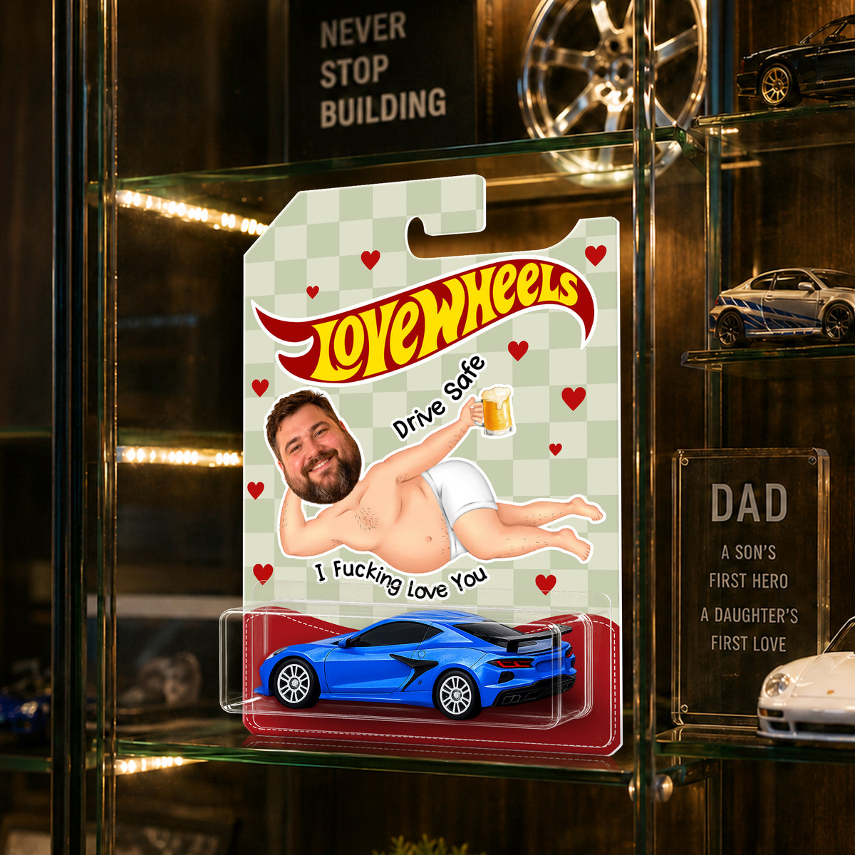 Custom Photo Drive Safe I F*cking Love You Wheels - Funny Gifts For Husband, Wife HO82 903894