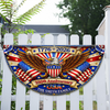 Custom Family Name America 250th Anniversary Non-Pleated Fan Flag HA75 921072