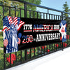 American 1776-2026 The Statue of Liberty Balloons 250th Anniversary Patriotic Party Banner HO82 902778