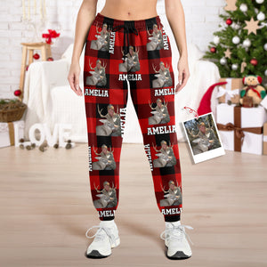 Custom Photo Deer Hunting Sweatpants Christmas Gift For Deer Hunters HA75 898266
