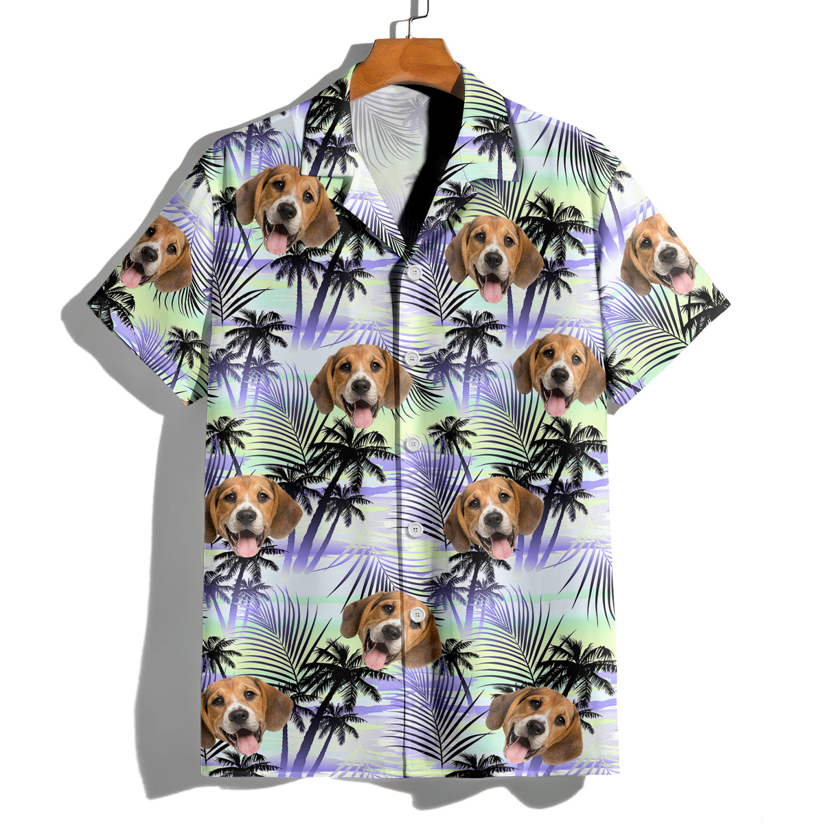 Custom Dog Photo Tropical Summer Hawaii Shirt - Gift for Dog Lovers HO82 902400