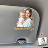 Custom Photo Car Visor Clip - Personalized Gift For Family LM32 899829