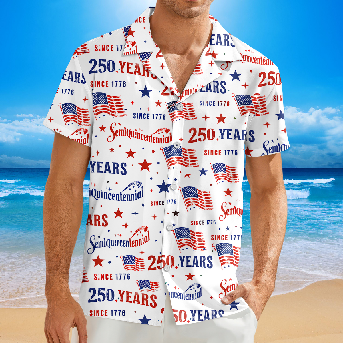 Personalized USA 250th Anniversary Semiquincentennial Hawaii Shirt HO82 901476