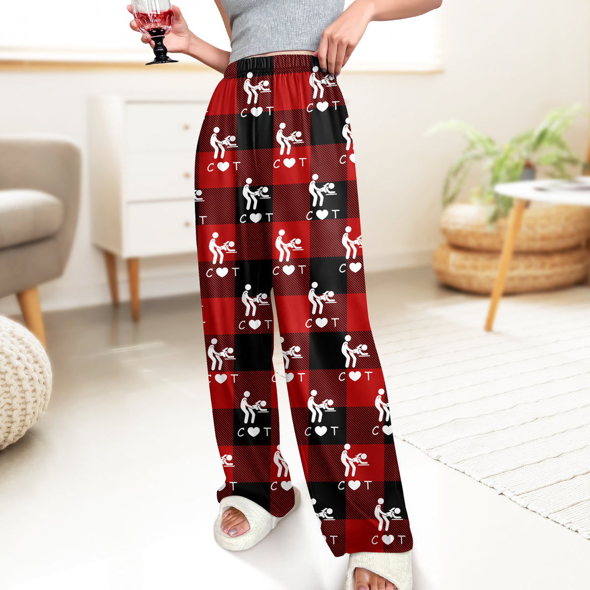 Personalized Funny Adult Lounge Pants Funny Gifts For Husband, Wife HA75 919538
