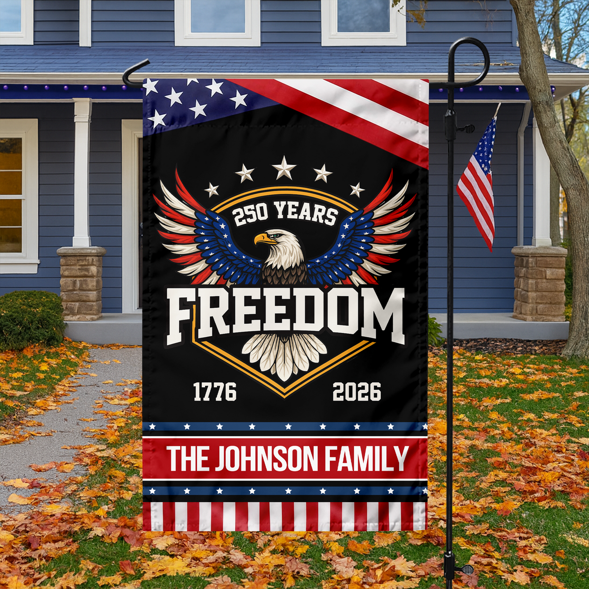 America 250 Years of Freedom 1776–2026 Anniversary Garden Flag HA75 898660