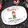 Custom Photo Grandma Little Helpers - Personalized Platter Christmas Gift For Mom And Grandma CH07 896312
