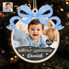 Custom Photo Baby’s First Christmas Acrylic Ornament Gifts For New Moms, New Dads, New Parents LM32 669645