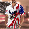 Personalized Patriotic 250th Anniversary God Bless America Eagle 1776–2026 Hawaiian Shirt HO82 901140