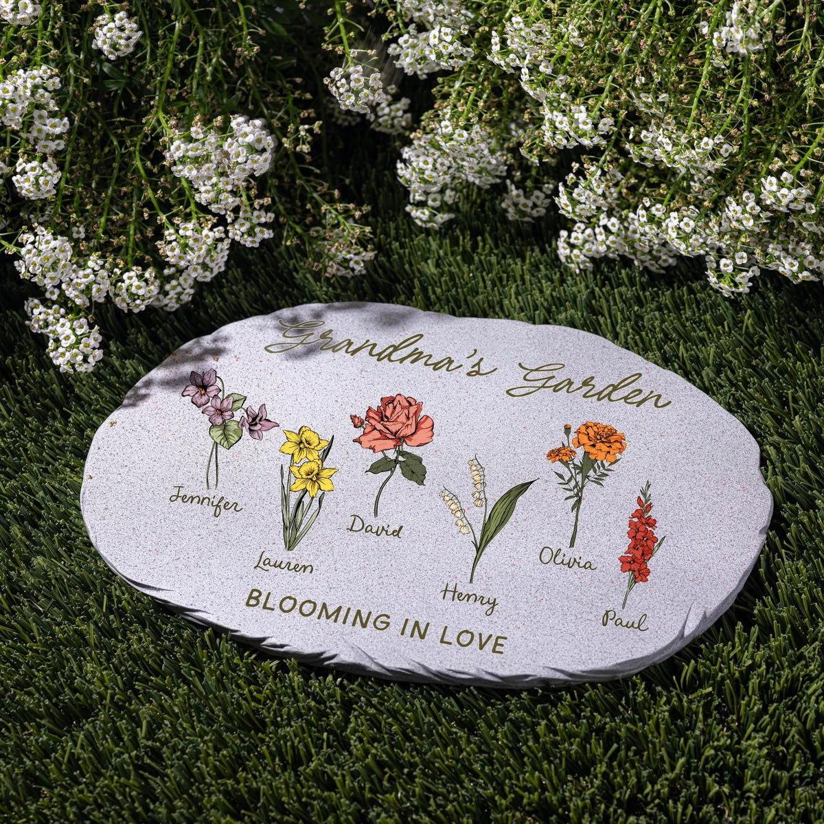 Personalized Garden Stone - Gift For Mom, Mother's Day HO82 902140