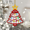Personalized Family Tree Ornament 2025 Gift For Large Family With Pets HO82 894668