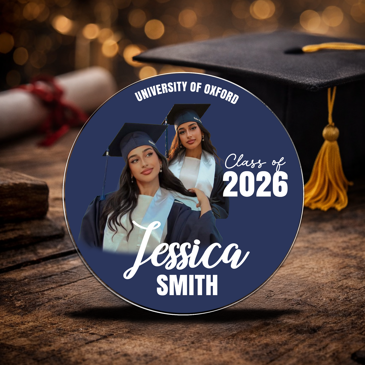 Custom Photo Congrats Class of 2026 Graduation Acrylic Pin TH10 169325