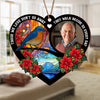 Custom Photo I'm Always With You Personalized Dad Mom Memorial Suncatcher CH07 896220