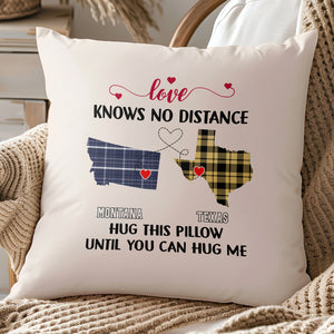 Love Knows No Distance Couple Pillow TH10 892343