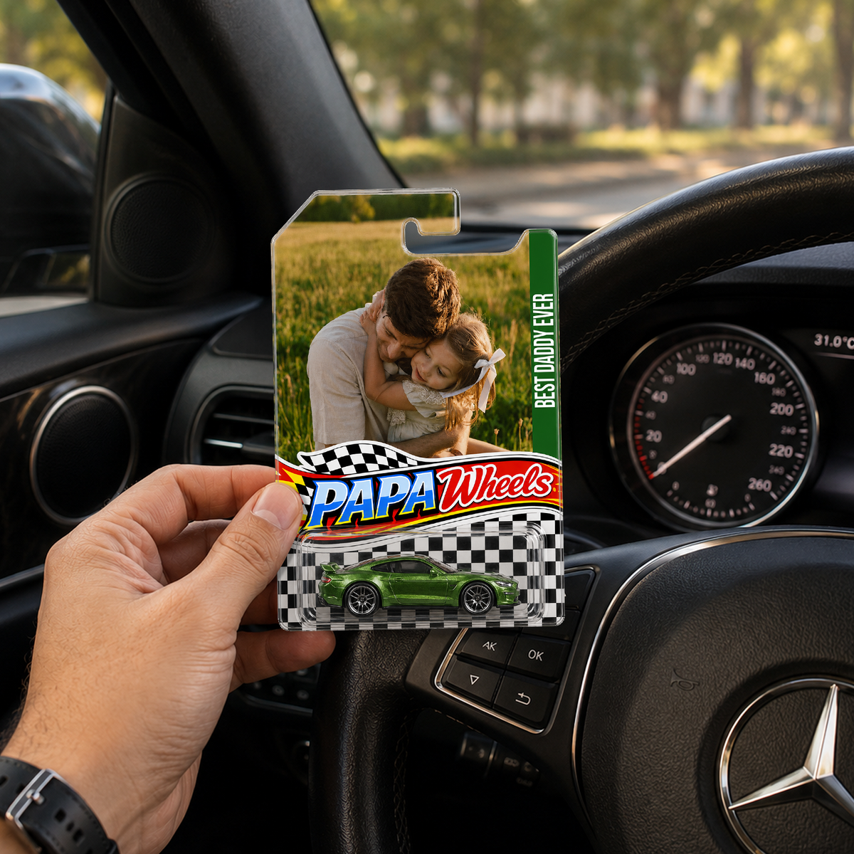 Personalized Dad Wheels Toy Car Photo Gift For Father’s Day CH07 911680