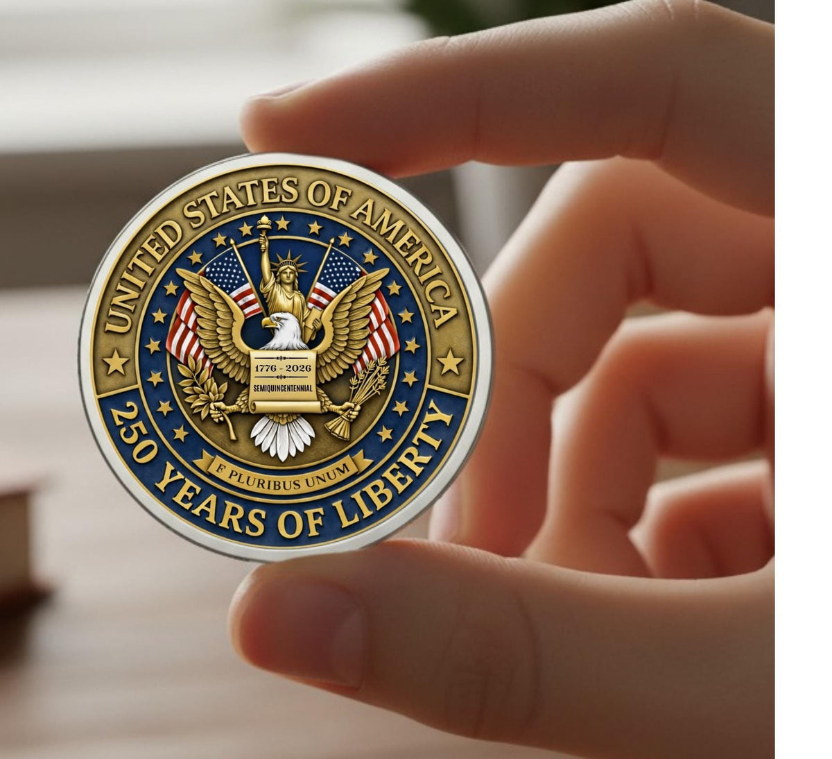 USA Eagles 250th Anniversary Semiquincentennial 1776-2026 Commemorative Coin LM32 897849