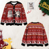 Custom Photo Meowy Christmas Ugly Cardigan For Cat Lover TH10 896575