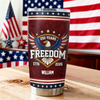Custom Name America 250 Years of Freedom 1776–2026 Anniversary Fat Tumbler CH07 910552