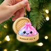Custom Name Squishy Dumpling Acrylic Ornament, Cute Squishy Lover Gift, Year of Squishy Gift, 2026 Kids Keepsake HO82 903648