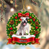 Personalized Dog Cat Photo Christmas Wreath Acrylic Ornament LM32 670365
