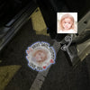 Drive Safe, Daddy Custom Fun Kid Faces Photo- Personalized Car Door Projector Light CH07 896432