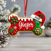 Custom Dog Bone Gingerbread Christmas Acrylic Ornament Gift For Dog Lovers TH10 170687