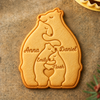 Custom Bear Family Shaped Cookie Stamp, Personalized Baking Accessory HO82 904174