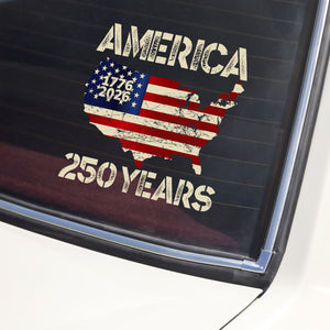America 1776 - 2026 250 Years Car Window Decal Sticker HA75 898138