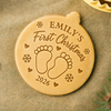 Personalized Name Baby's First Christmas Cookie Stamp HA75 919360
