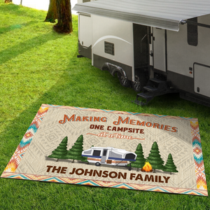 Making Memories One Campsite At A Time For Camper Patio Mat TH10 894153