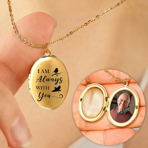 Custom Photo I'm Always With You Locket Necklace Memorial Gift HA75 892172