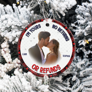 Custom Photo You Are By Far My Favorite Husband Couple Ceramic Ornament For Christmas DM01 891379
