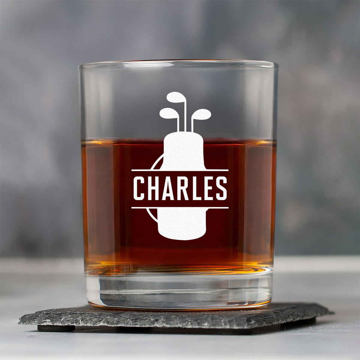 Personalized Golf Engraved Rock Glass Gift for Golfer HA75 898524