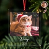 Custom Cat Photo Acrylic Ornament Christmas Gift For Cat Lovers LM32 895771