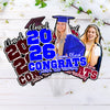 Personalized Congrats Class Of 2026 Face Fan Graduation Party Decoration LM32 899453