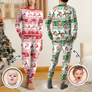 Custom Photo Christmas Face Sleepwear Xmas Fun HO82 900154